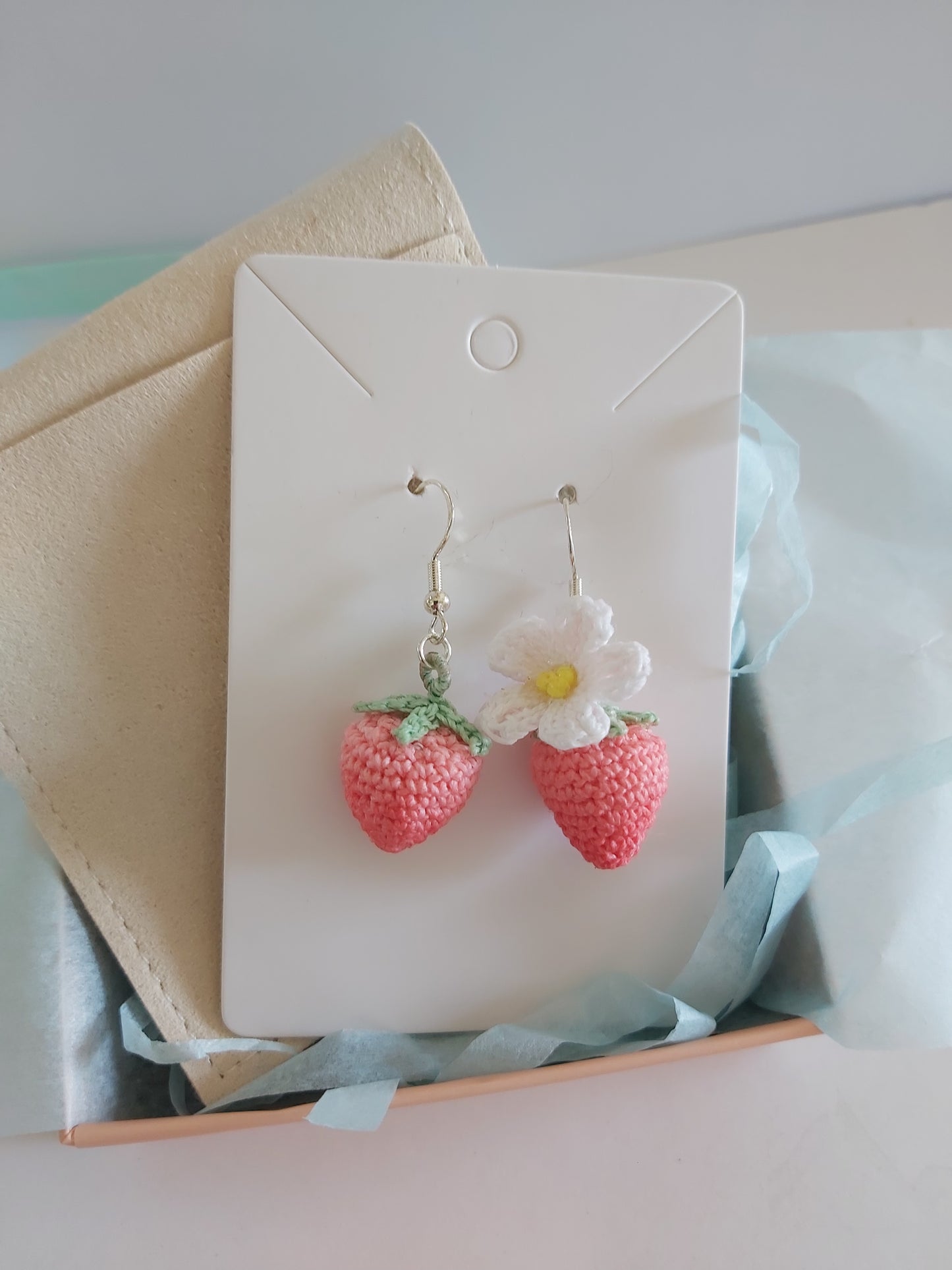 Strawberry Whisper 🍓Earrings