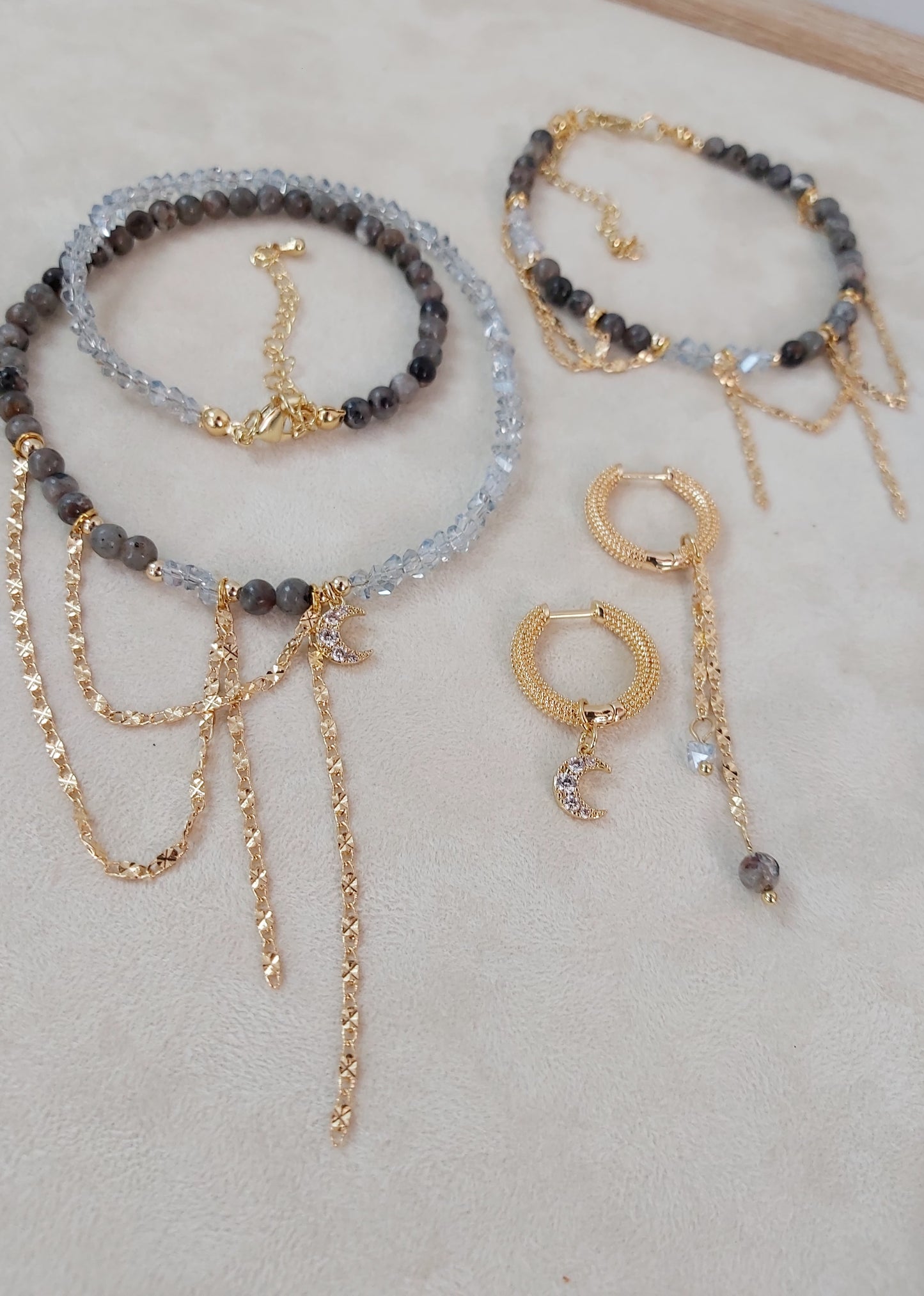 ✨ “Lunar Dawn” Natural Stone  Set — by LUNARIUM