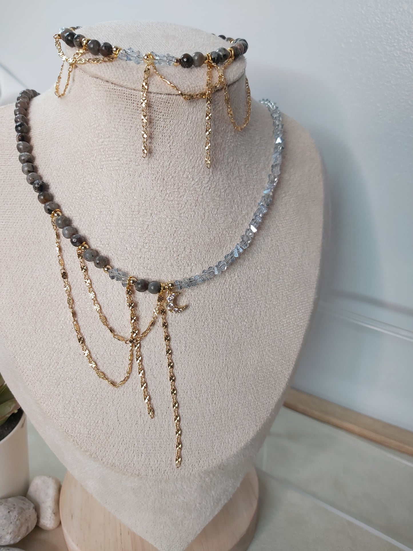 ✨ “Lunar Dawn” Natural Stone  Set — by LUNARIUM